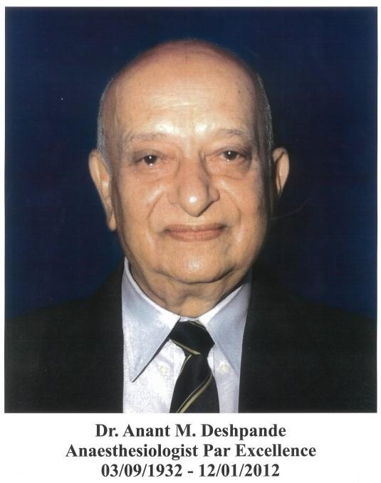 Dr Anant m. Deshpande